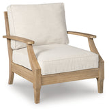 Back view of lounge chair and sofa
