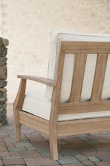 Close-up of Carter Hall Lounge Chair back detail