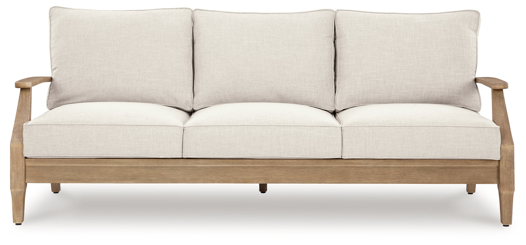 Head-on view of coffee table