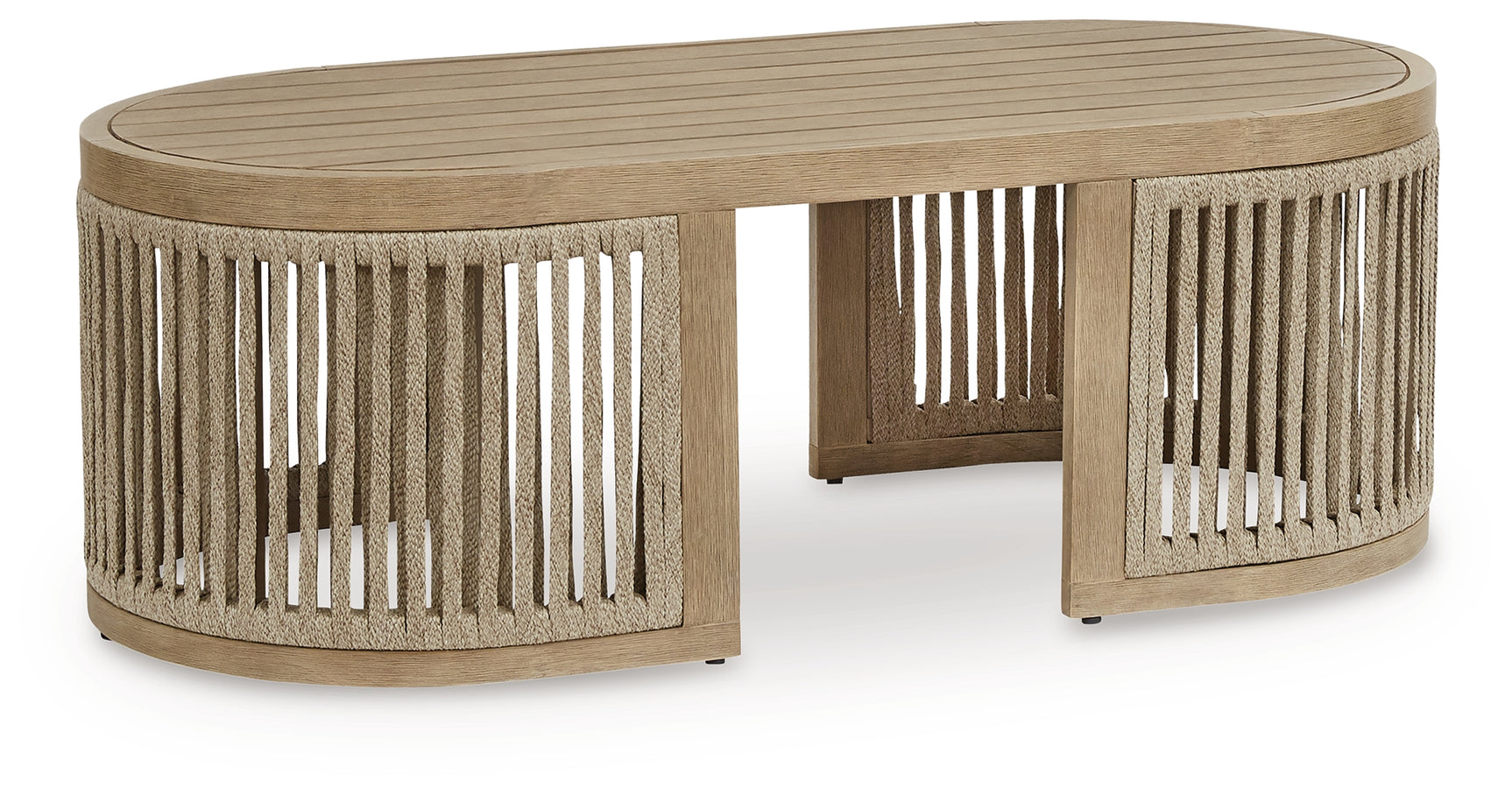 Serena Shores Beige Outdoor Coffee Table