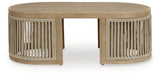 Serena Shores Beige Outdoor Coffee Table