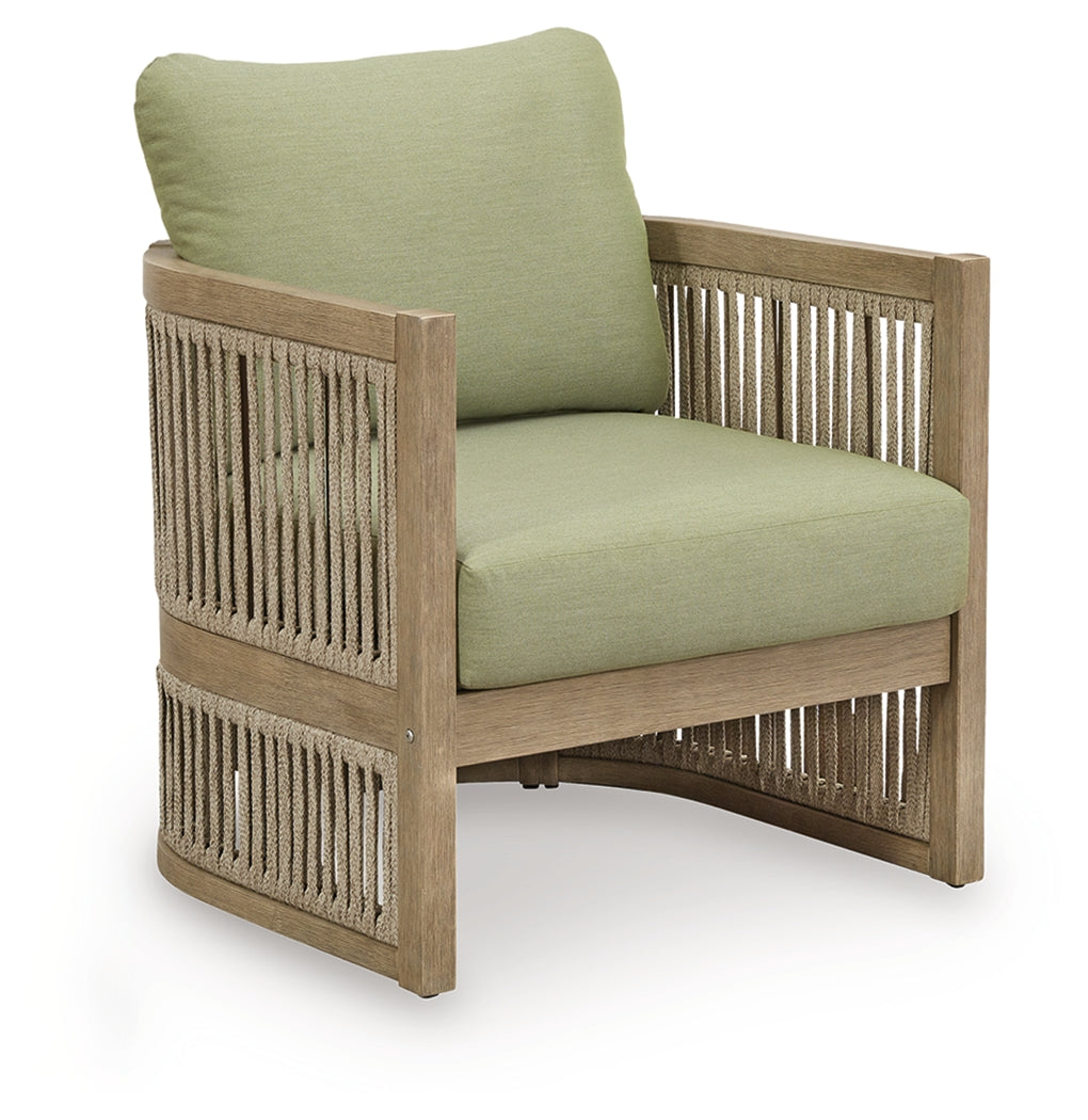 Serena outdoor sofa side view