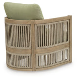 Serena outdoor chair front angle