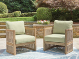 Serena Shores lounge chair detailed open-weave back
