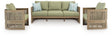 Serena outdoor sofa side angle