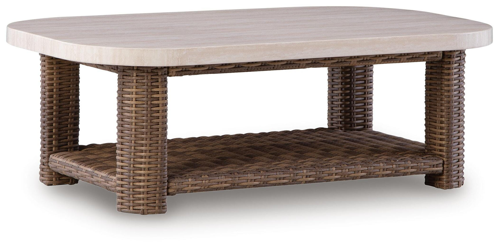Side view of Dolan Creek Outdoor Coffee Table