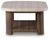 Side profile of Dolan Creek Outdoor Coffee Table