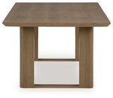 Serene Dark Brown Bay Outdoor Dining Table and 4 Cushioned Chairs