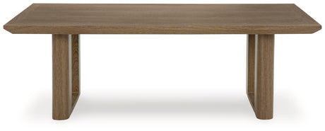 Serene Bay Outdoor Coffee Table side view