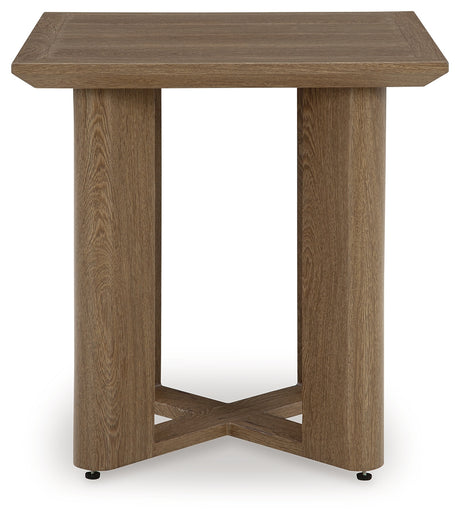 Serene Bay outdoor end table top view