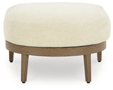 Serene Bay outdoor ottoman side view