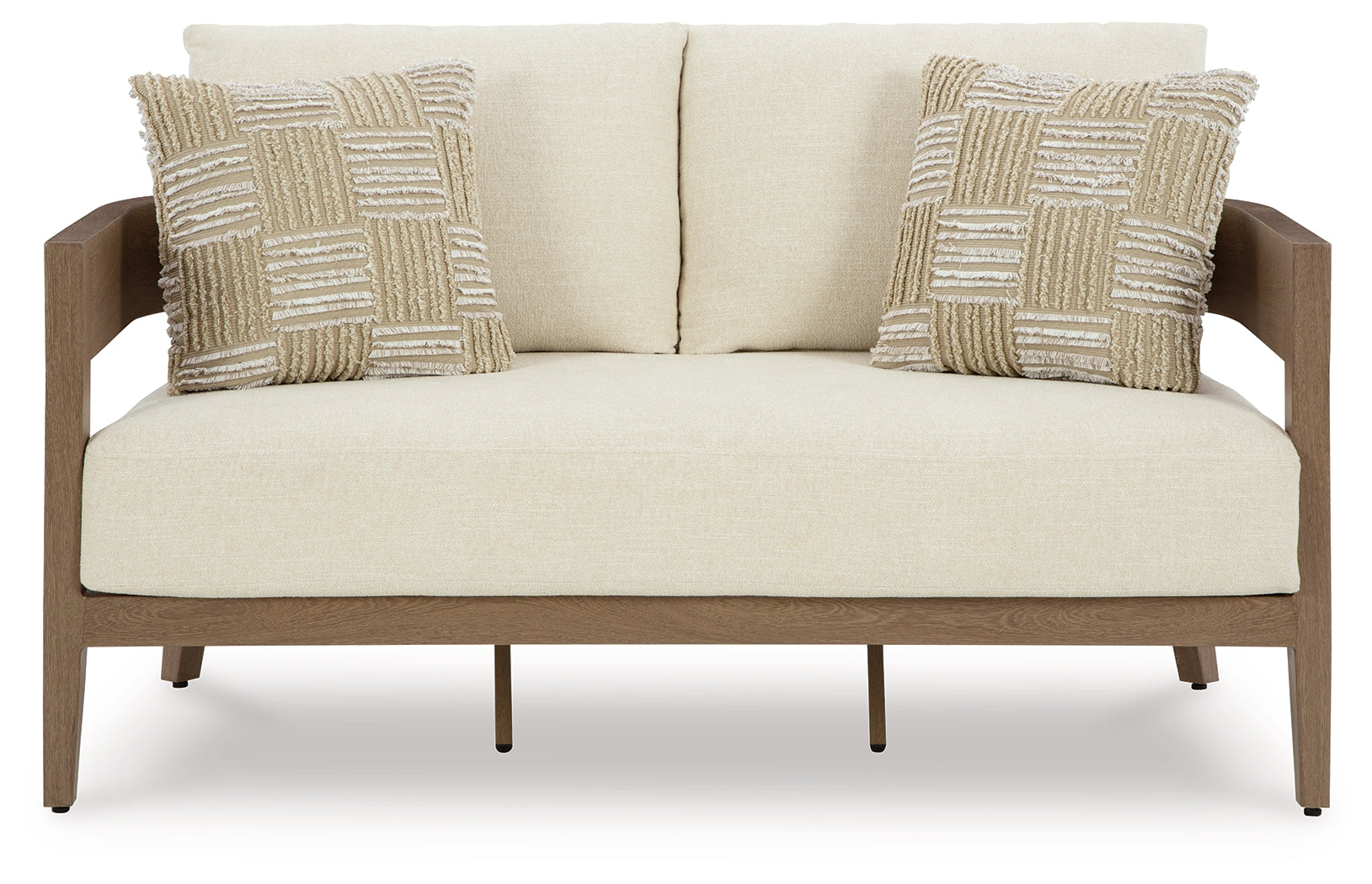 Serene Outdoor Sofa head-on angle