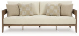 Serene Outdoor Loveseat head-on angle