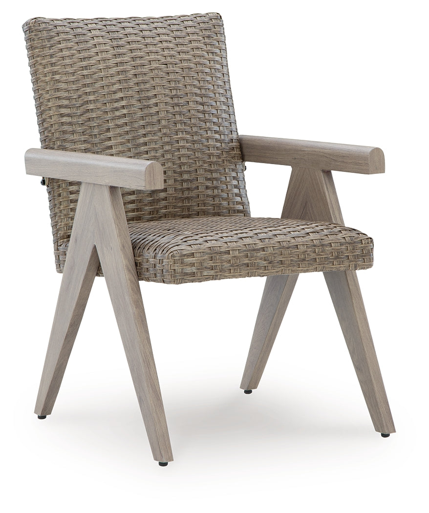 Cliff Beige Trails Outdoor Dining Table and 4 Chairs