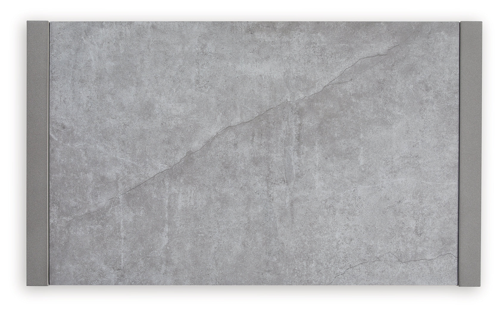 Hurley Park outdoor coffee table top view showing gray sintered stone surface