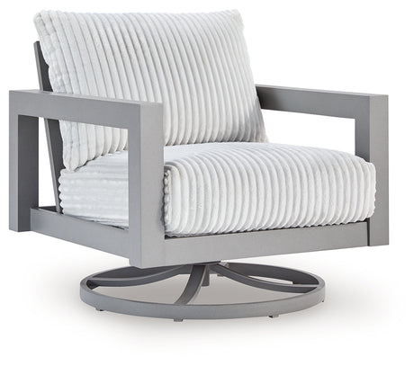 Hurley Gray Park outdoor sofa back view