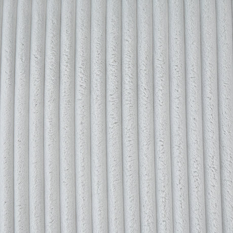 Close-up of gray Nuvella® fabric swatch