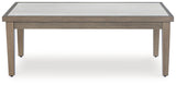 Front view of Rainier Ranch Outdoor Coffee Table