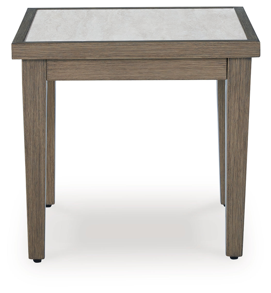 Rainier Ranch Outdoor End Table front view