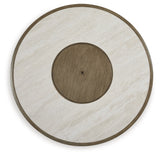 Top view of sintered stone tabletop