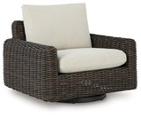 Kimora Outdoor Swivel Lounge Chair front view