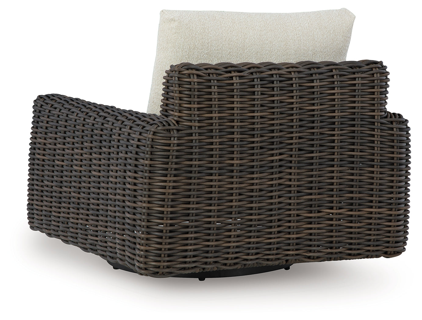 Kimora Outdoor Swivel Lounge Chair back view