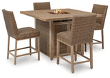 Side view of barstool showing aluminum frame