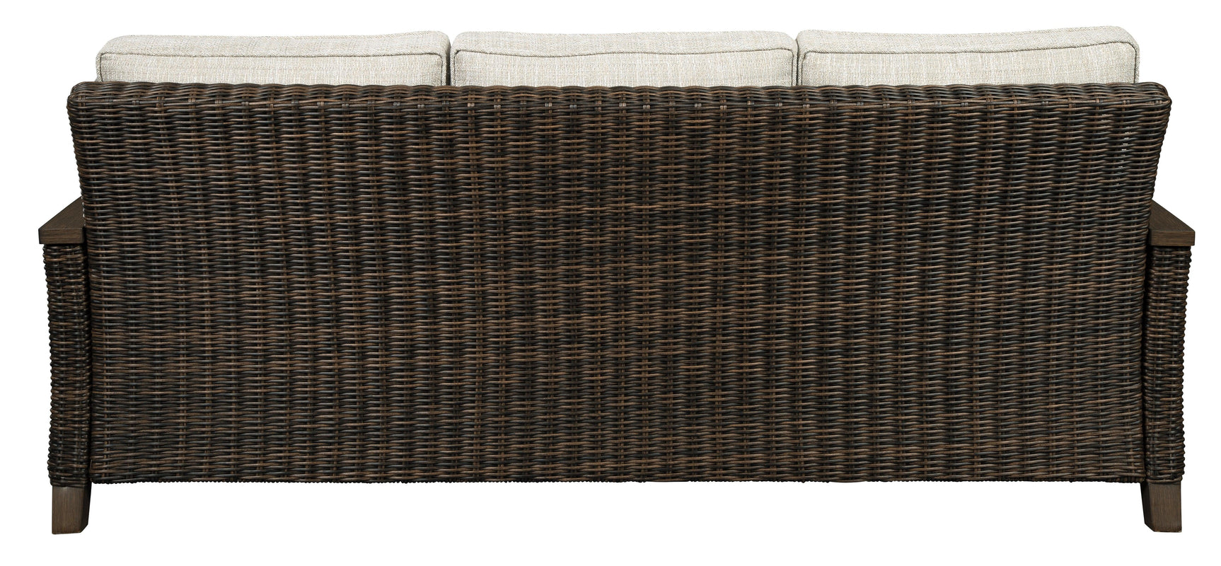 Paradise Trail Medium Brown Outdoor Sofa back view