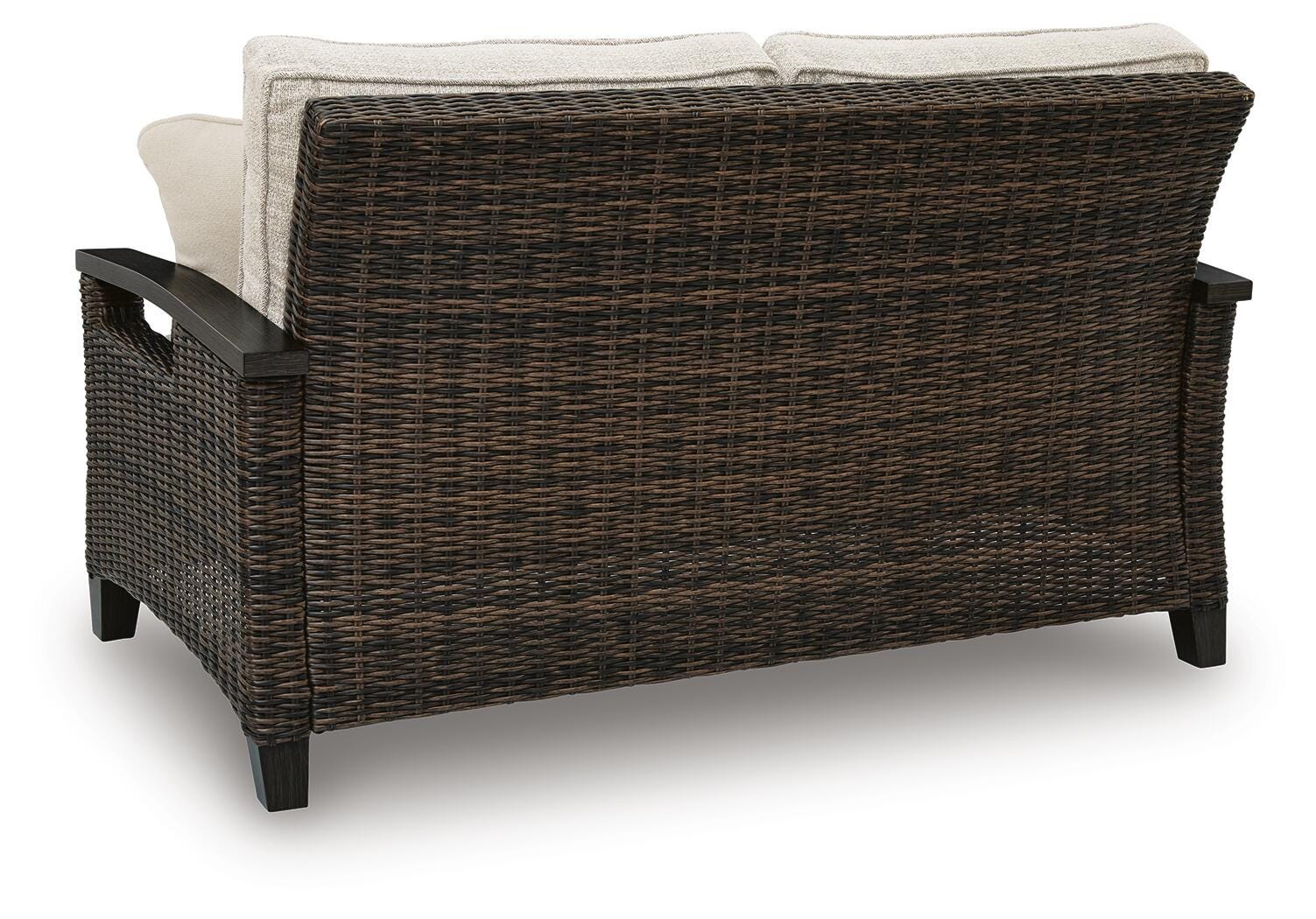 Back view of Monterey outdoor sofa
