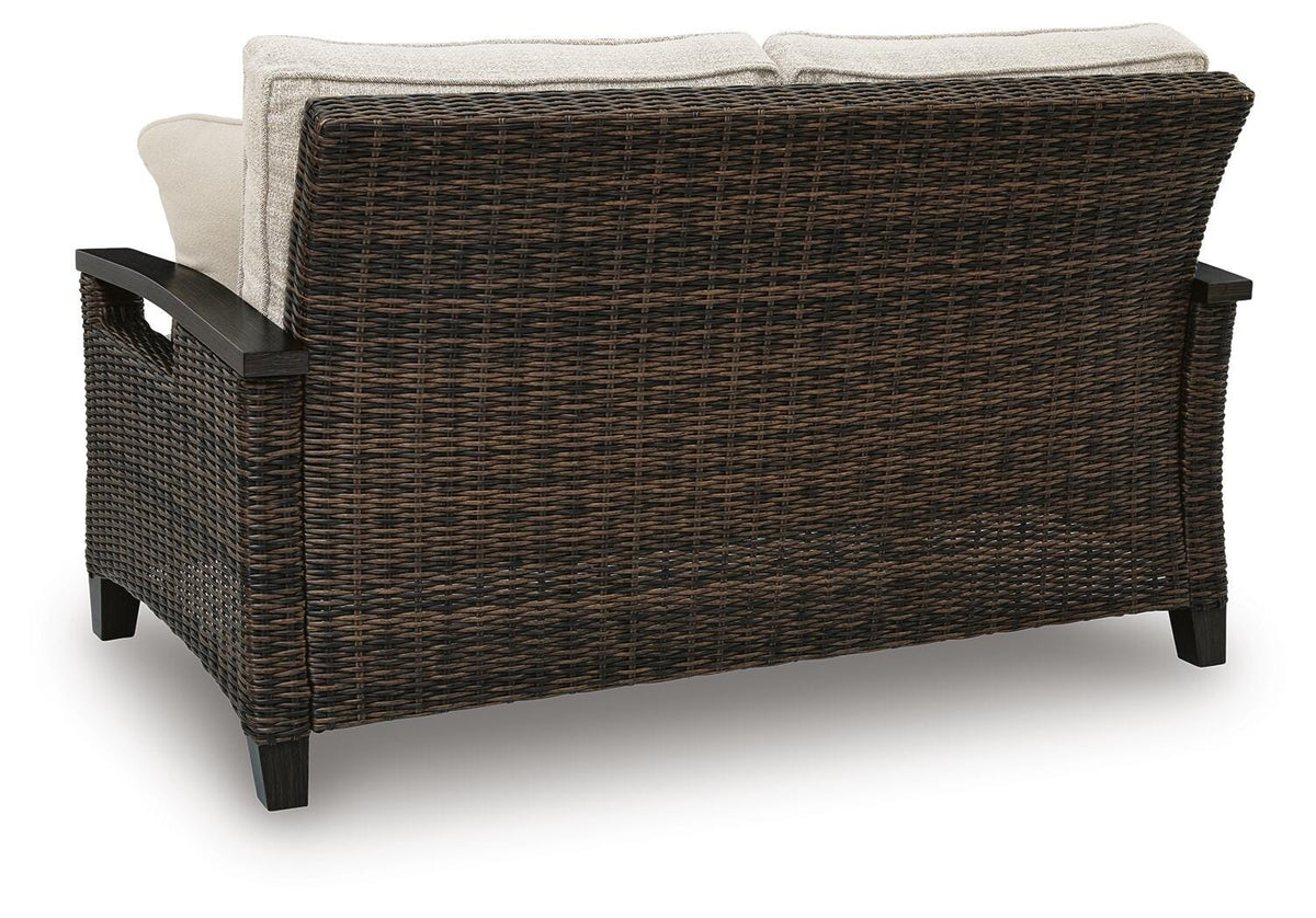 Back view of Monterey outdoor sofa