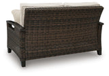 Back view of Monterey outdoor sofa