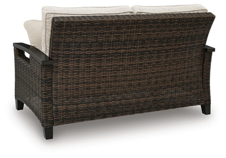 Back view of Monterey outdoor sofa