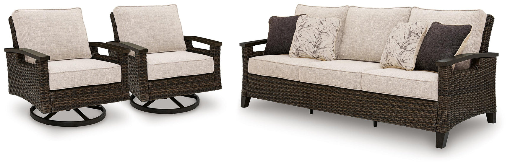 Lounge chair angled side view