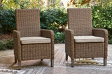 Laguna Beige Heights chair and bench seating arrangement