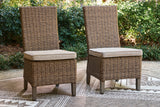 Laguna Beige Heights full set staged outdoors