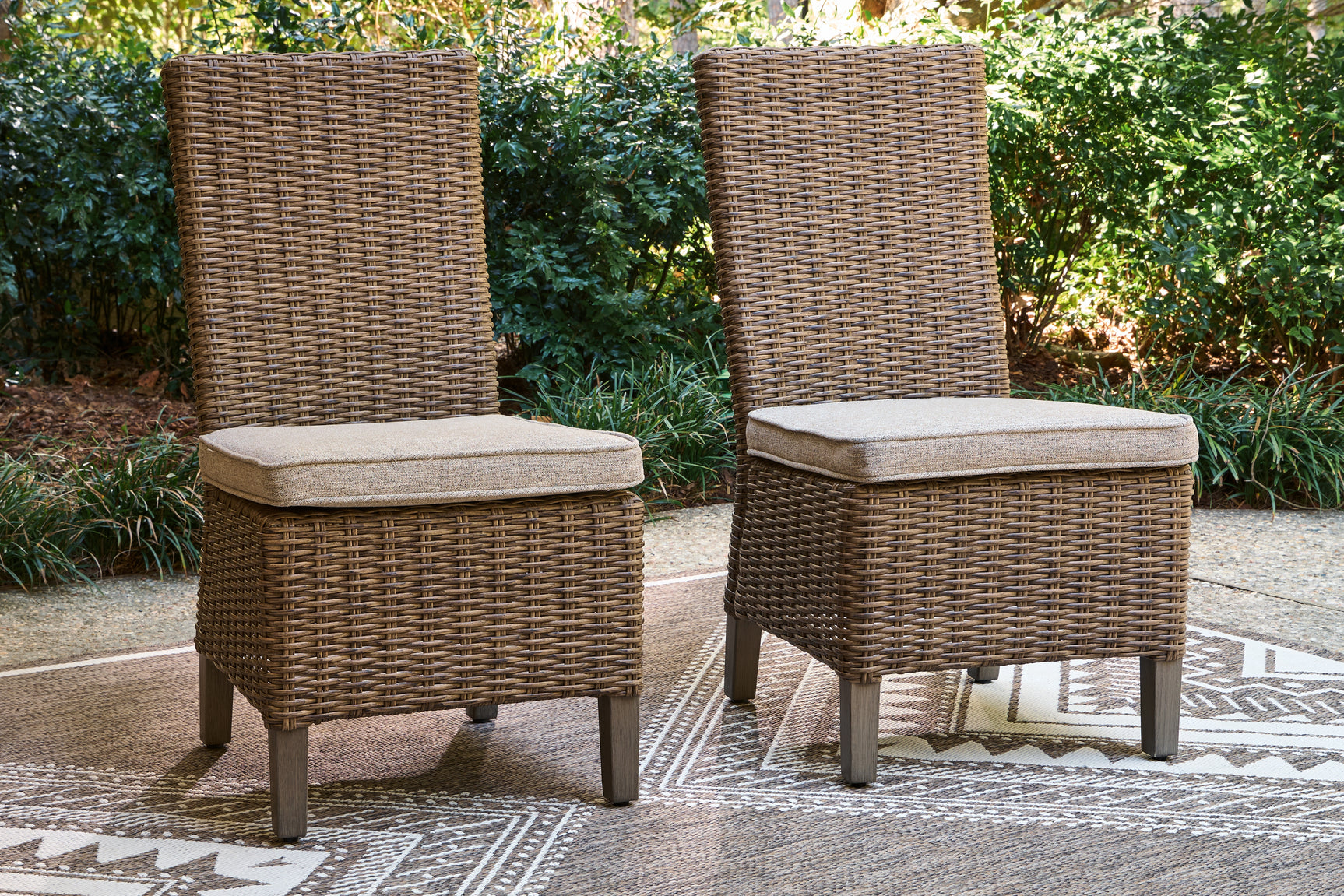 Laguna Beige Heights full set staged outdoors