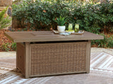 Laguna Heights Fire Pit Table closed top