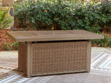 Laguna Heights Fire Pit Table closed alternative angle
