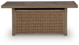 Laguna Heights Outdoor Fire Pit Table head-on view