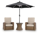 Outdoor seating set eco-friendly frame materials