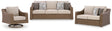 Laguna Heights outdoor loveseat, head-on angle