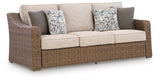 Laguna Heights outdoor sofa head-on front view