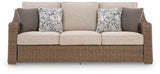 Outdoor sofa back angle