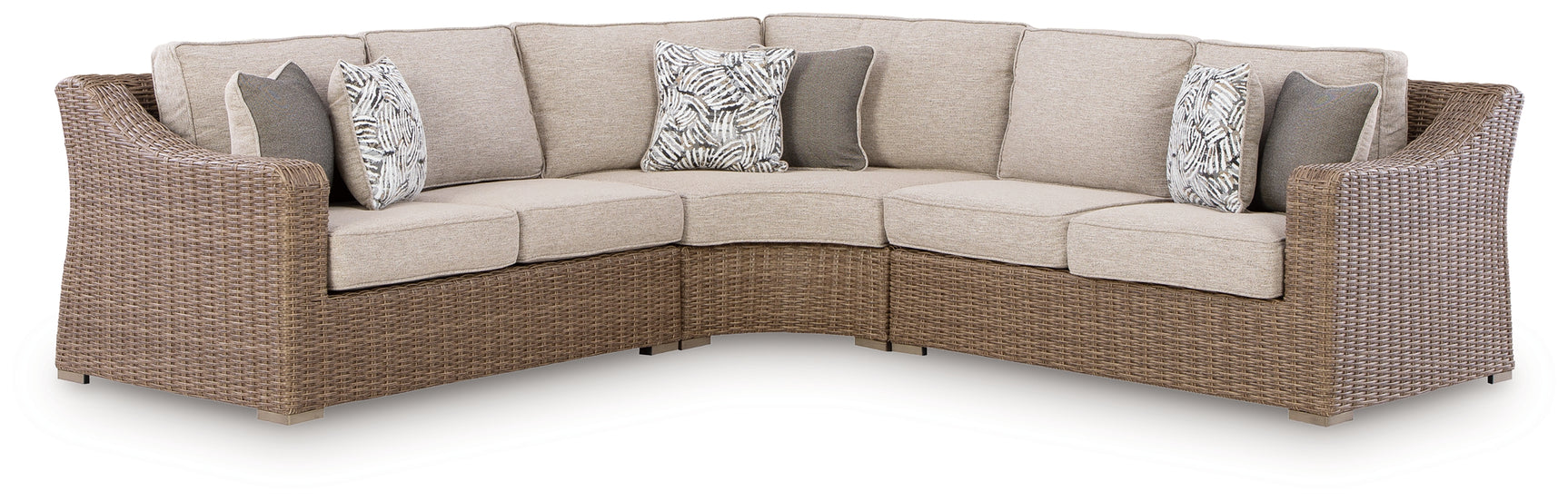 Laguna Heights sectional right-arm loveseat close-up