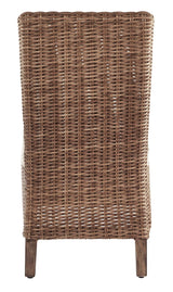 Beachcroft Beige Side Chair with Cushion close-up of cushion
