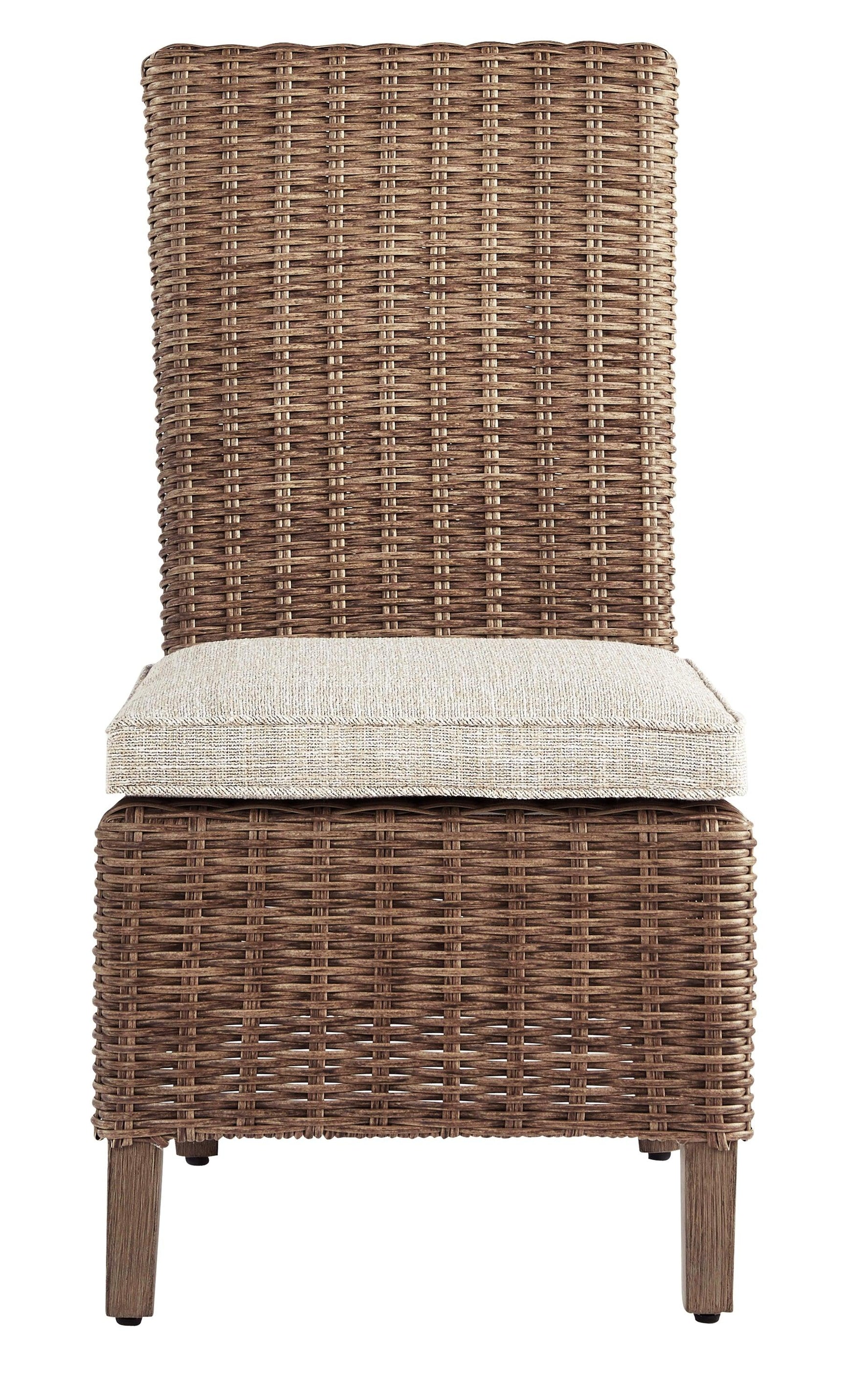 Beachcroft Beige Side Chair with Cushion back view