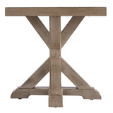 Beachcroft Beige Outdoor End Table side profile