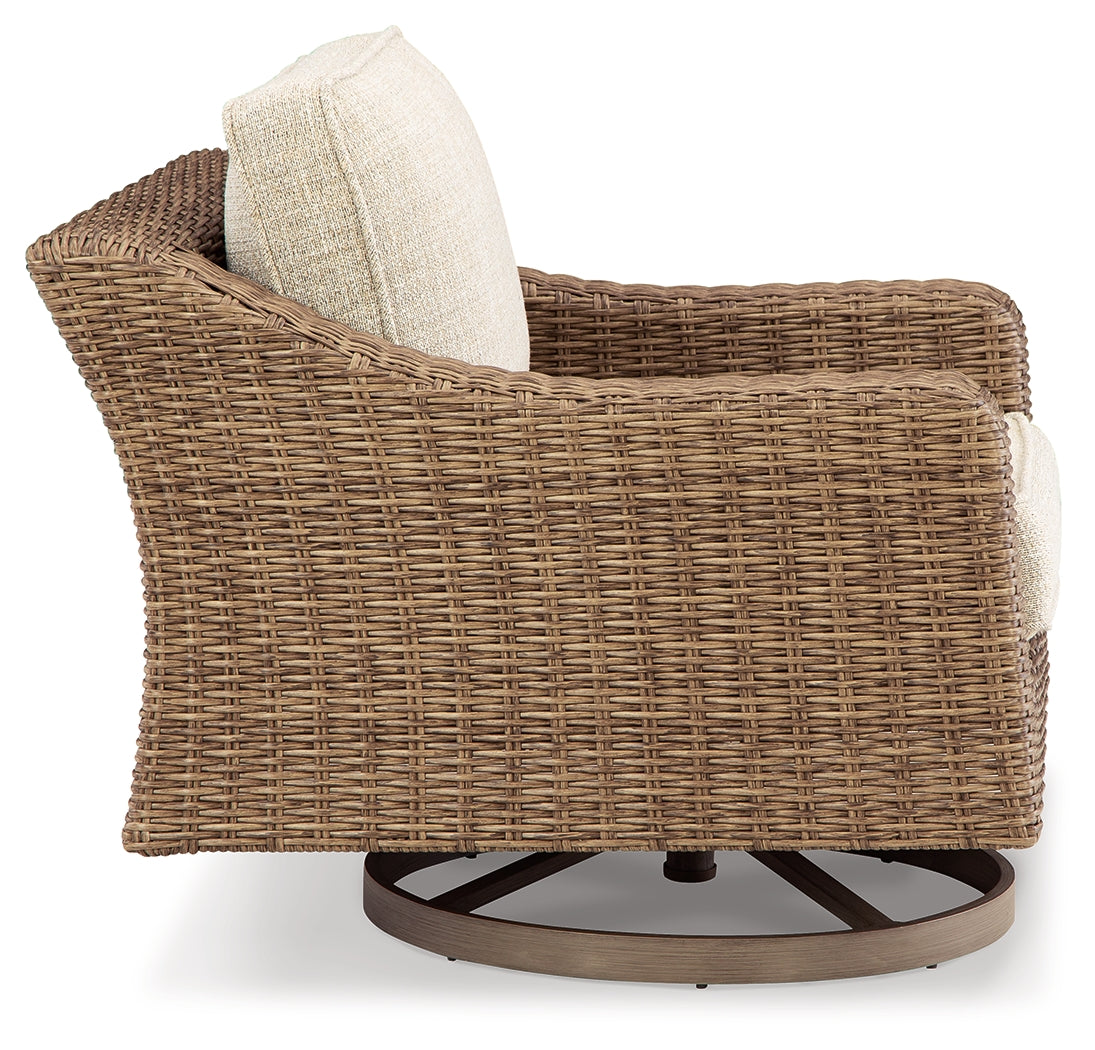 Chair side view with cushion