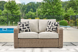 Close-up of Nuvella fabric cushions