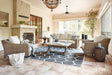 Outdoor Sofa and Lounge Chair angled view